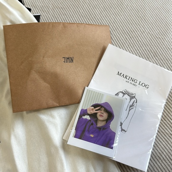BTS JIMIN artist made collection with you hoodie NWT - Picture 3 of 8